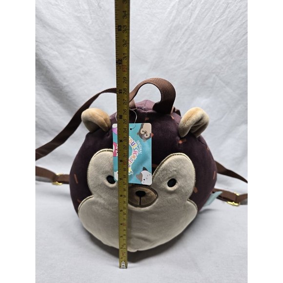 Squishmallows Hans Hedgehog Unisex 10" Plush Mini Backpack, Brown - Picture 4 of 11